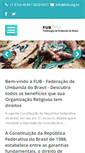 Mobile Screenshot of fub.org.br